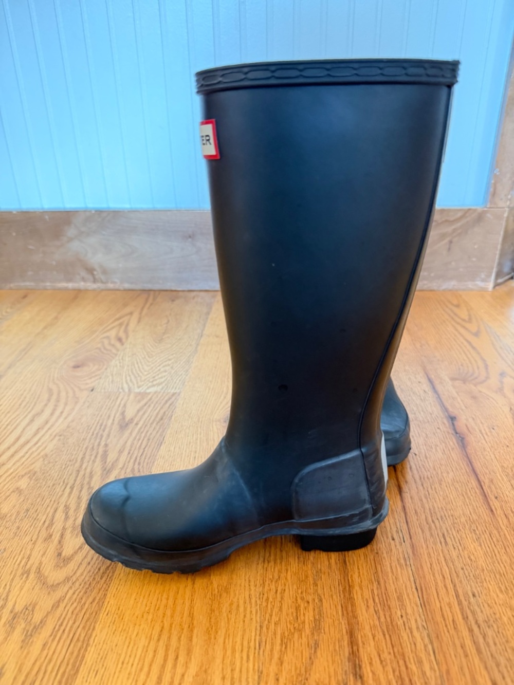 Hunter Original Kids' Classic Rain Boot in Black (Little Kid/Big Kid: Size US 1) - Picture 5 of 11